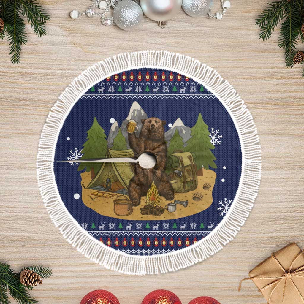 Camping I Hate People Christmas Tree Skirt Xmas Holiday Patterns - Wonder Print Shop