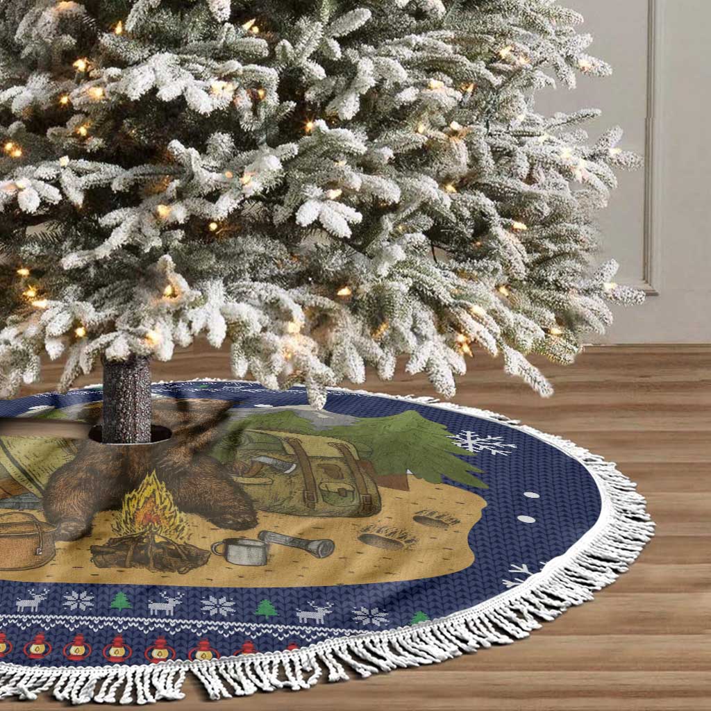 Camping I Hate People Christmas Tree Skirt Xmas Holiday Patterns - Wonder Print Shop