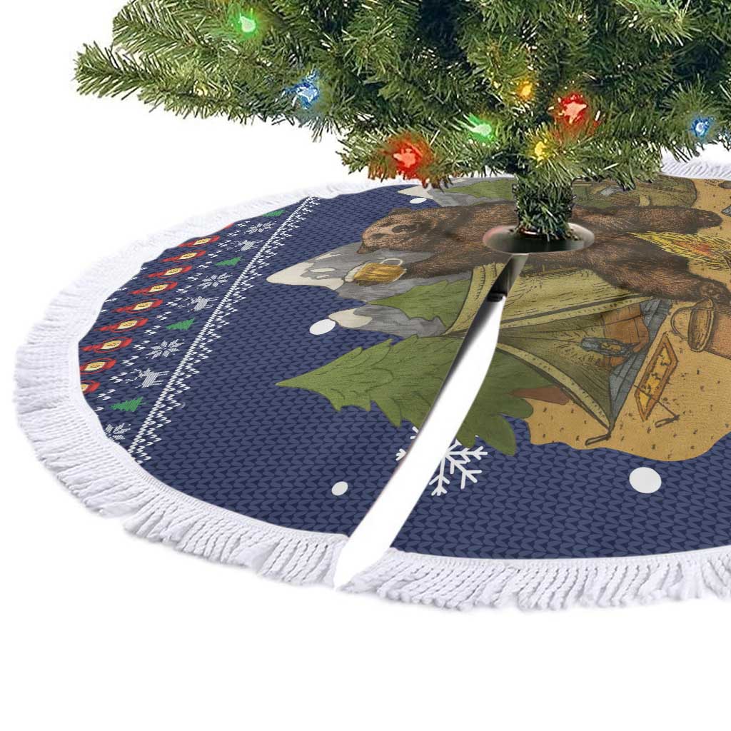Camping I Hate People Christmas Tree Skirt Xmas Holiday Patterns - Wonder Print Shop