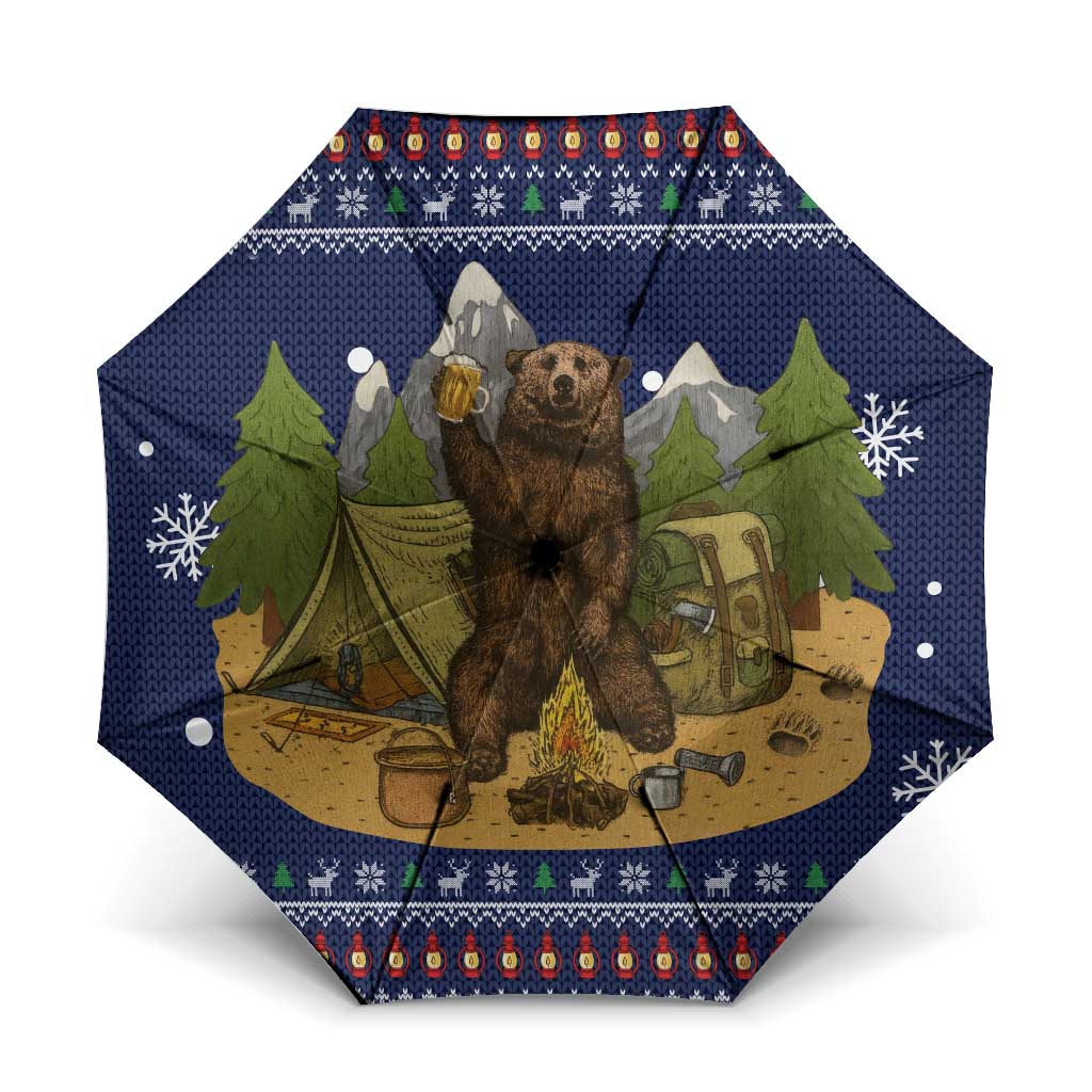 Camping I Hate People Christmas Umbrella Xmas Holiday Patterns - Wonder Print Shop
