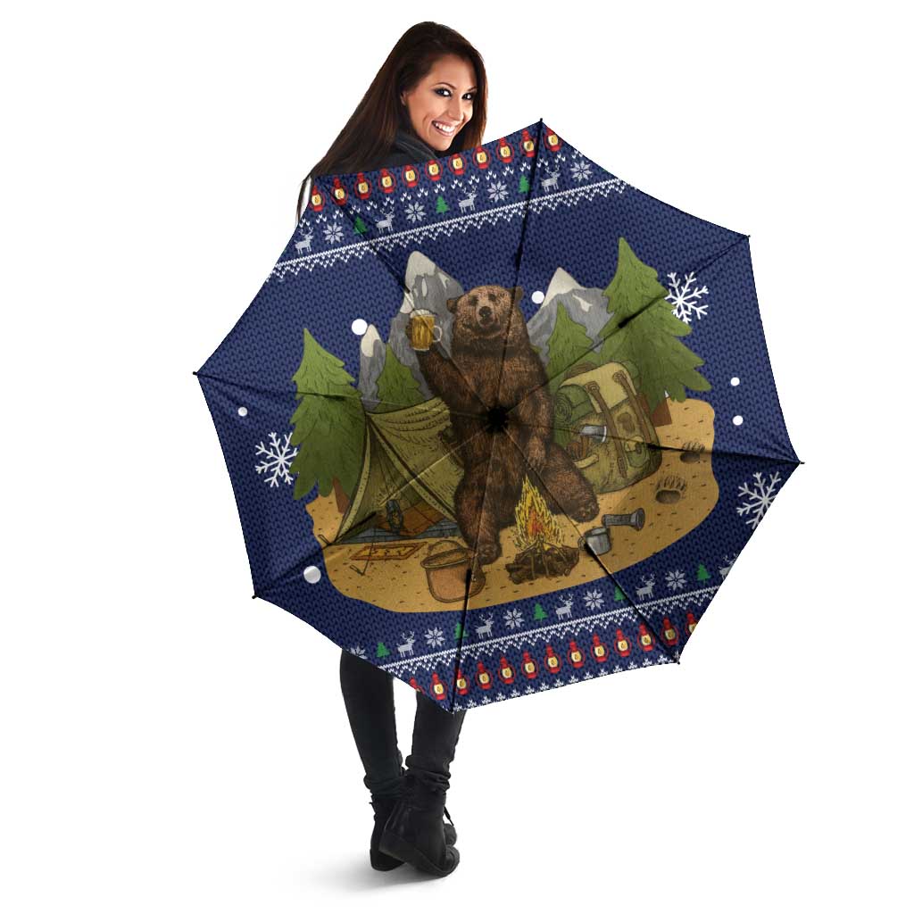 Camping I Hate People Christmas Umbrella Xmas Holiday Patterns - Wonder Print Shop