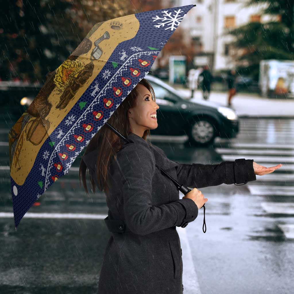 Camping I Hate People Christmas Umbrella Xmas Holiday Patterns - Wonder Print Shop