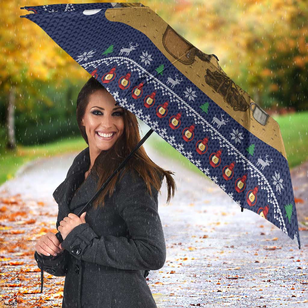 Camping I Hate People Christmas Umbrella Xmas Holiday Patterns - Wonder Print Shop