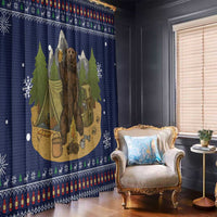 Camping I Hate People Christmas Window Curtain Xmas Holiday Patterns - Wonder Print Shop