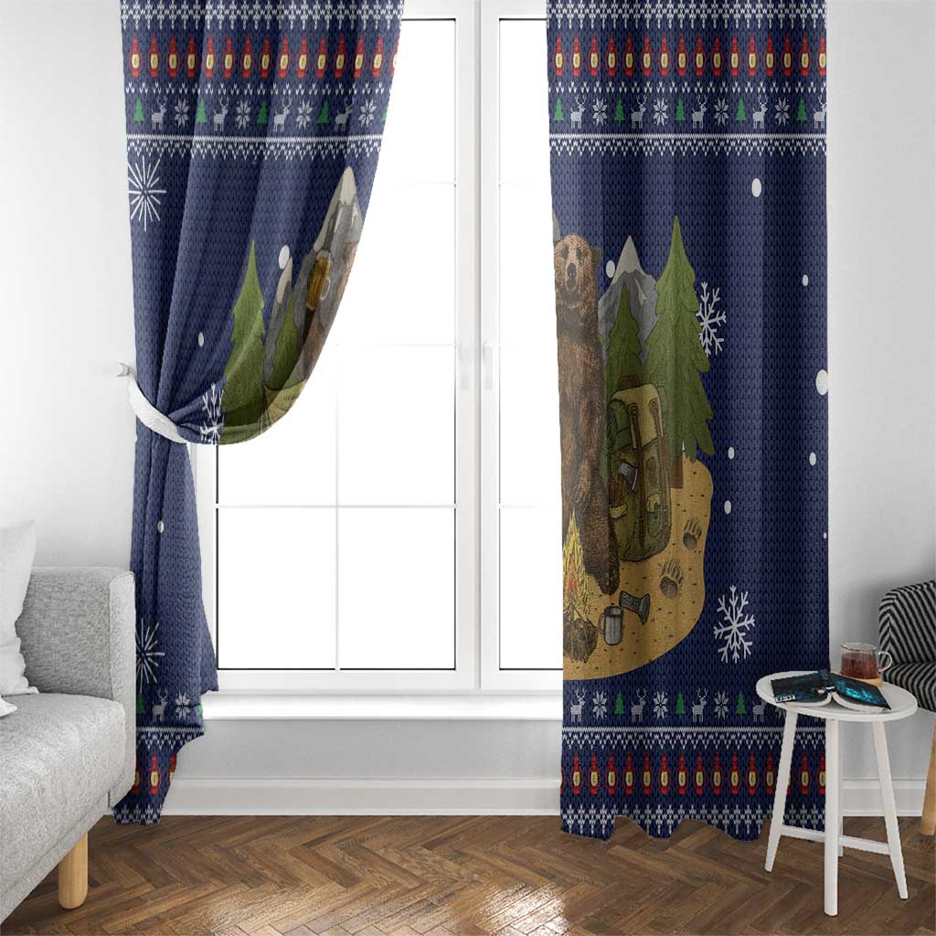 Camping I Hate People Christmas Window Curtain Xmas Holiday Patterns - Wonder Print Shop