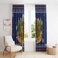 Camping I Hate People Christmas Window Curtain Xmas Holiday Patterns - Wonder Print Shop