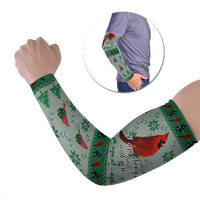 Cardinal I am Always With You Christmas Arm Sleeves Xmas Holiday Patterns - Wonder Print Shop
