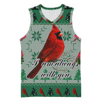 Cardinal I am Always With You Christmas Basketball Jersey Xmas Holiday Patterns - Wonder Print Shop