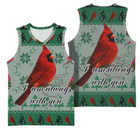 Cardinal I am Always With You Christmas Basketball Jersey Xmas Holiday Patterns - Wonder Print Shop