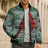 Cardinal I am Always With You Christmas Bomber Puffer Jacket Xmas Holiday Patterns - Wonder Print Shop