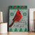 Cardinal I am Always With You Christmas Canvas Wall Art Xmas Holiday Patterns - Wonder Print Shop