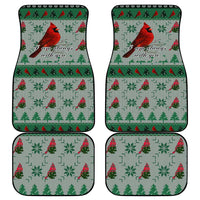Cardinal I am Always With You Christmas Car Mats Xmas Holiday Patterns - Wonder Print Shop