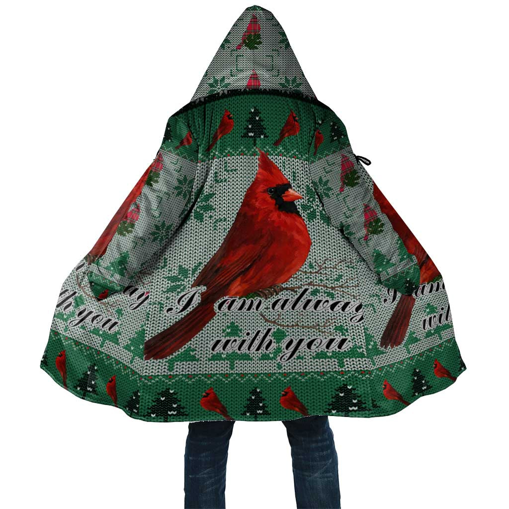 Cardinal I am Always With You Christmas Cloak Xmas Holiday Patterns - Wonder Print Shop