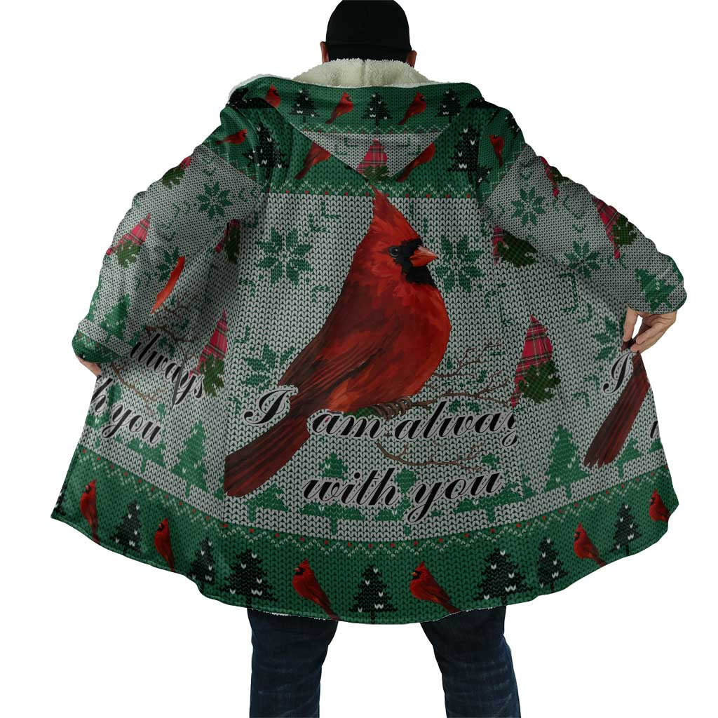 Cardinal I am Always With You Christmas Cloak Xmas Holiday Patterns - Wonder Print Shop