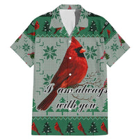 Cardinal I am Always With You Christmas Family Matching Mermaid Dress and Hawaiian Shirt Xmas Holiday Patterns - Wonder Print Shop