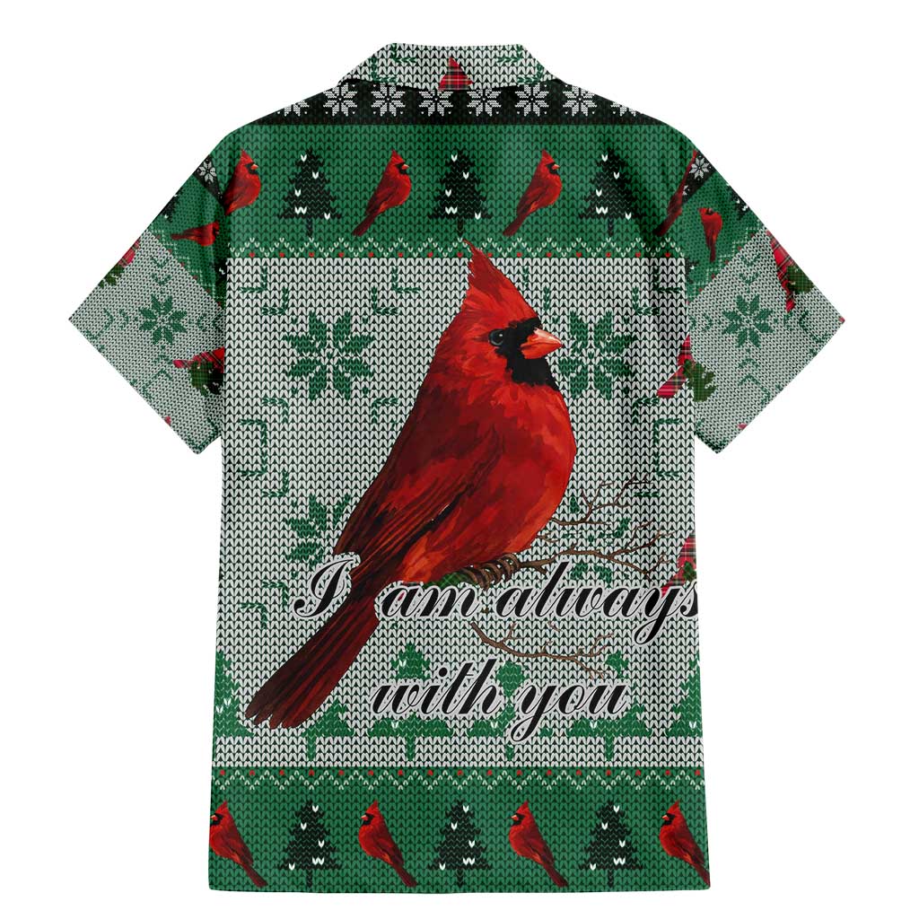 Cardinal I am Always With You Christmas Family Matching Mermaid Dress and Hawaiian Shirt Xmas Holiday Patterns - Wonder Print Shop