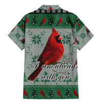 Cardinal I am Always With You Christmas Family Matching Mermaid Dress and Hawaiian Shirt Xmas Holiday Patterns - Wonder Print Shop