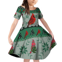 Cardinal I am Always With You Christmas Family Matching Off Shoulder Short Dress and Hawaiian Shirt Xmas Holiday Patterns - Wonder Print Shop