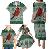 Cardinal I am Always With You Christmas Family Matching Puletasi and Hawaiian Shirt Xmas Holiday Patterns - Wonder Print Shop