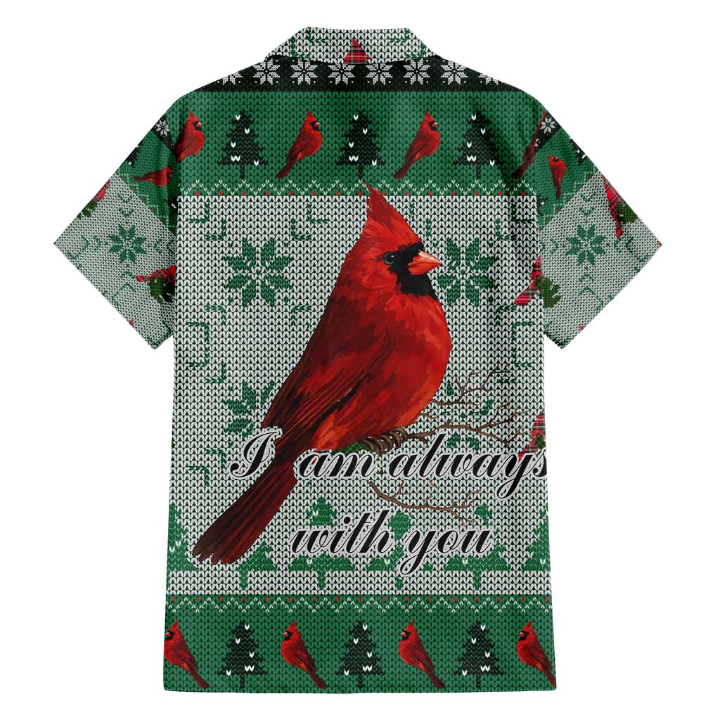 Cardinal I am Always With You Christmas Family Matching Puletasi and Hawaiian Shirt Xmas Holiday Patterns - Wonder Print Shop
