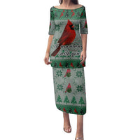 Cardinal I am Always With You Christmas Family Matching Puletasi and Hawaiian Shirt Xmas Holiday Patterns - Wonder Print Shop
