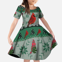 Cardinal I am Always With You Christmas Family Matching Short Sleeve Bodycon Dress and Hawaiian Shirt Xmas Holiday Patterns - Wonder Print Shop