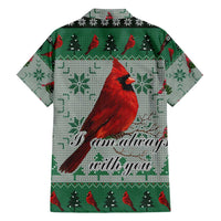 Cardinal I am Always With You Christmas Family Matching Tank Maxi Dress and Hawaiian Shirt Xmas Holiday Patterns - Wonder Print Shop