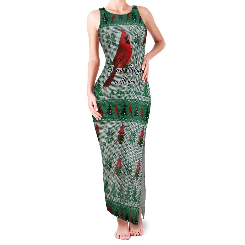 Cardinal I am Always With You Christmas Family Matching Tank Maxi Dress and Hawaiian Shirt Xmas Holiday Patterns - Wonder Print Shop