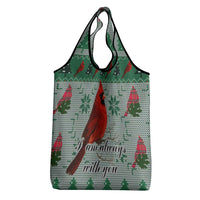 Cardinal I am Always With You Christmas Grocery Bag Xmas Holiday Patterns - Wonder Print Shop