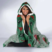 Cardinal I am Always With You Christmas Hooded Blanket Xmas Holiday Patterns - Wonder Print Shop