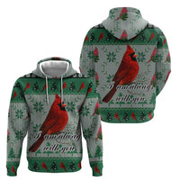 Cardinal I am Always With You Christmas Hoodie Xmas Holiday Patterns - Wonder Print Shop