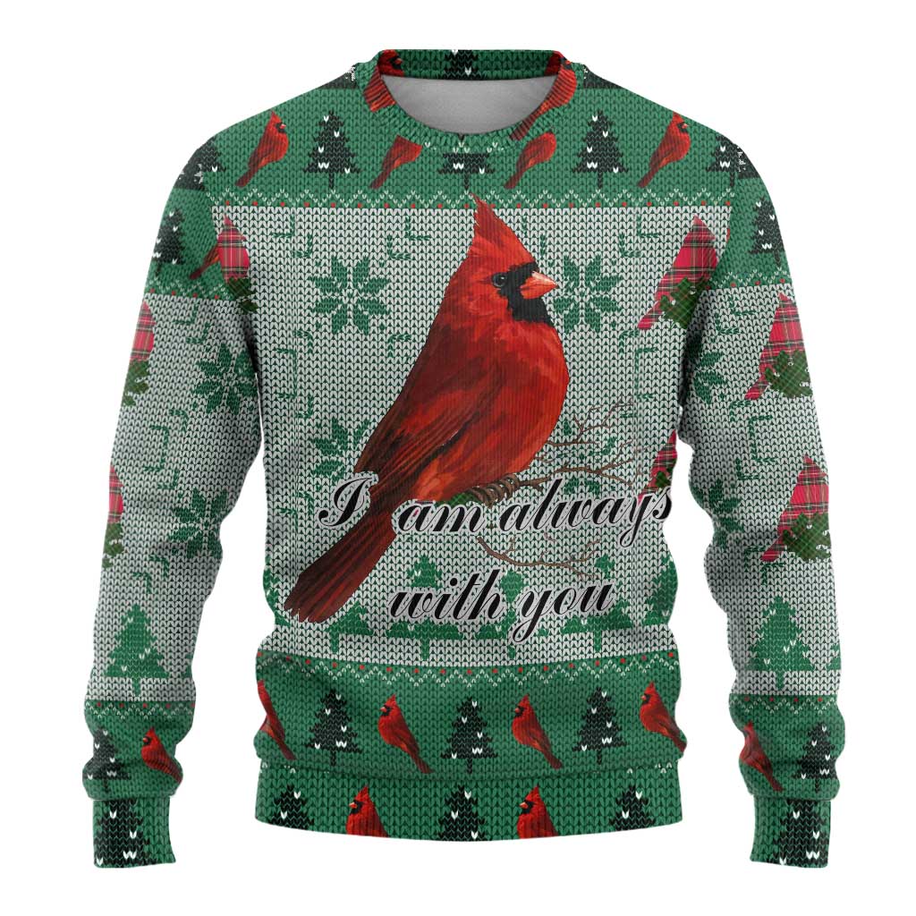 Cardinal I am Always With You Christmas Ugly Christmas Sweater Xmas Holiday Patterns - Wonder Print Shop