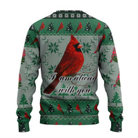 Cardinal I am Always With You Christmas Ugly Christmas Sweater Xmas Holiday Patterns - Wonder Print Shop