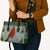 Cardinal I am Always With You Christmas Leather Bag Xmas Holiday Patterns - Wonder Print Shop