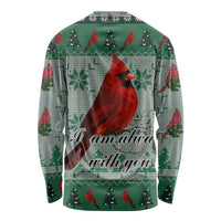 Cardinal I am Always With You Christmas Long Sleeve Shirt Xmas Holiday Patterns - Wonder Print Shop