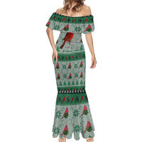 Cardinal I am Always With You Christmas Mermaid Dress Xmas Holiday Patterns - Wonder Print Shop