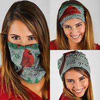 Cardinal I am Always With You Christmas Neck Gaiter Xmas Holiday Patterns - Wonder Print Shop