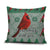 Cardinal I am Always With You Christmas Pillow Cover Xmas Holiday Patterns - Wonder Print Shop