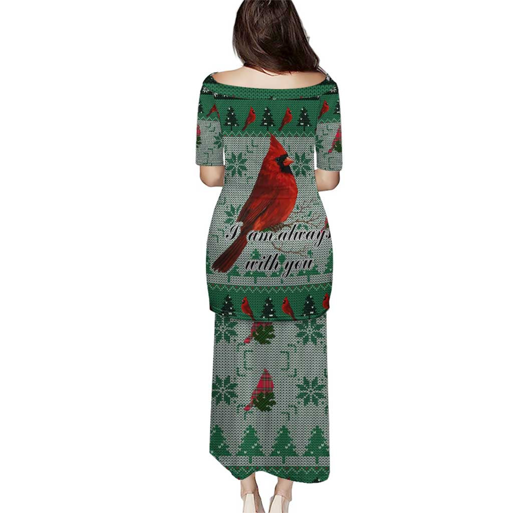 Cardinal I am Always With You Christmas Puletasi Xmas Holiday Patterns - Wonder Print Shop