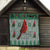 Cardinal I am Always With You Christmas Quilt Xmas Holiday Patterns - Wonder Print Shop