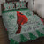 Cardinal I am Always With You Christmas Quilt Bed Set Xmas Holiday Patterns - Wonder Print Shop