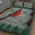 Cardinal I am Always With You Christmas Quilt Bed Set Xmas Holiday Patterns - Wonder Print Shop