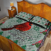 Cardinal I am Always With You Christmas Quilt Bed Set Xmas Holiday Patterns - Wonder Print Shop