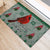Cardinal I am Always With You Christmas Rubber Doormat Xmas Holiday Patterns - Wonder Print Shop