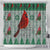 Cardinal I am Always With You Christmas Shower Curtain Xmas Holiday Patterns - Wonder Print Shop