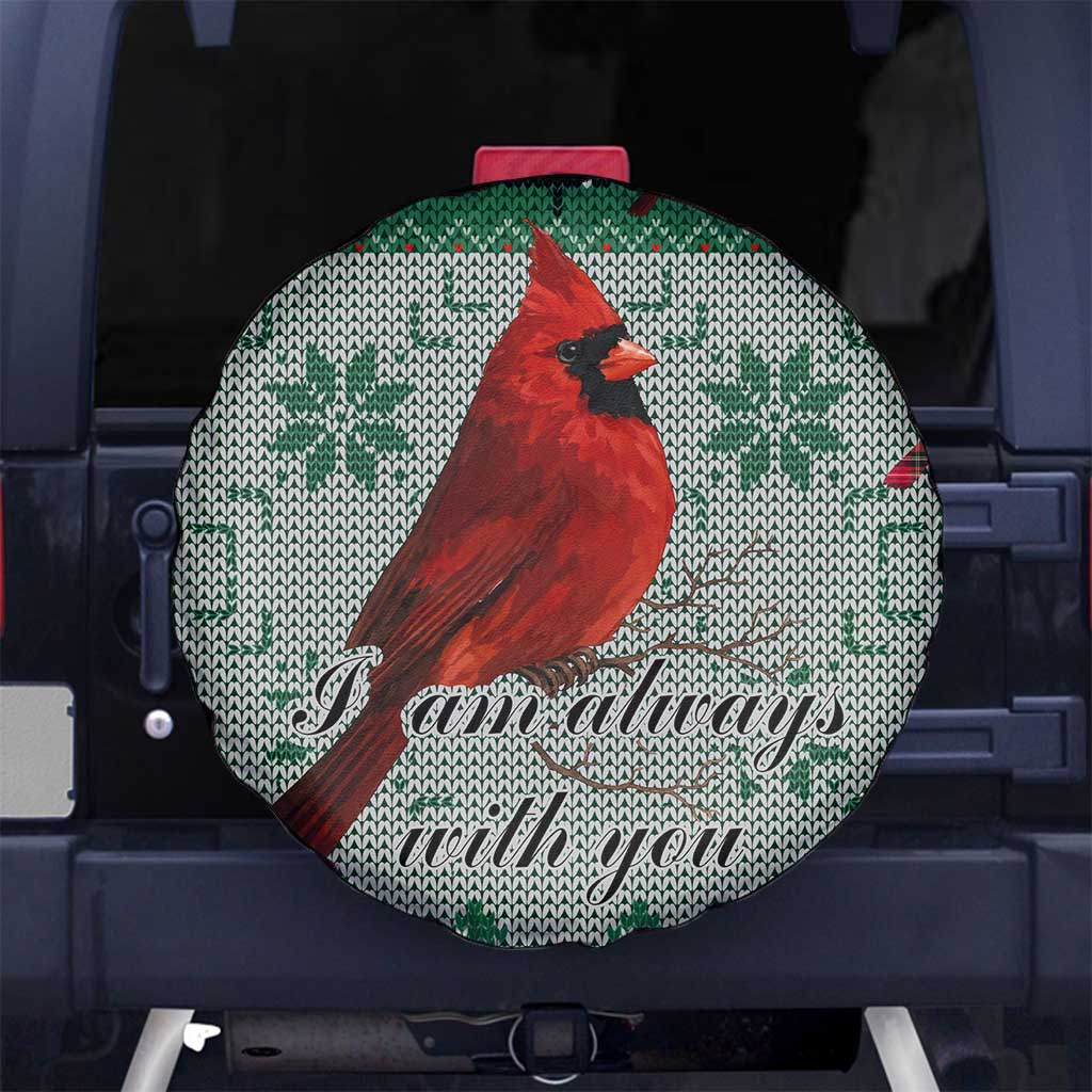 Cardinal I am Always With You Christmas Spare Tire Cover Xmas Holiday Patterns - Wonder Print Shop