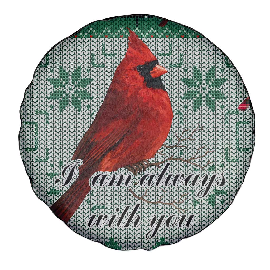 Cardinal I am Always With You Christmas Spare Tire Cover Xmas Holiday Patterns - Wonder Print Shop