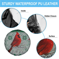 Cardinal I am Always With You Christmas Spare Tire Cover Xmas Holiday Patterns - Wonder Print Shop