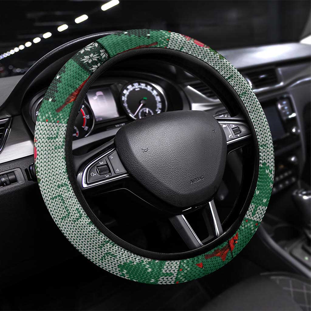 Cardinal I am Always With You Christmas Steering Wheel Cover Xmas Holiday Patterns - Wonder Print Shop