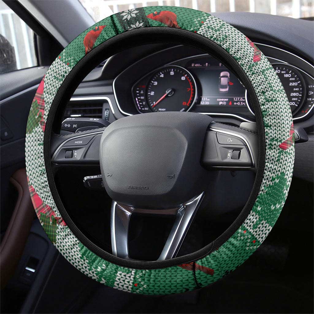 Cardinal I am Always With You Christmas Steering Wheel Cover Xmas Holiday Patterns - Wonder Print Shop